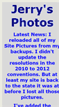 Mobile Screenshot of jerrysphotos.net